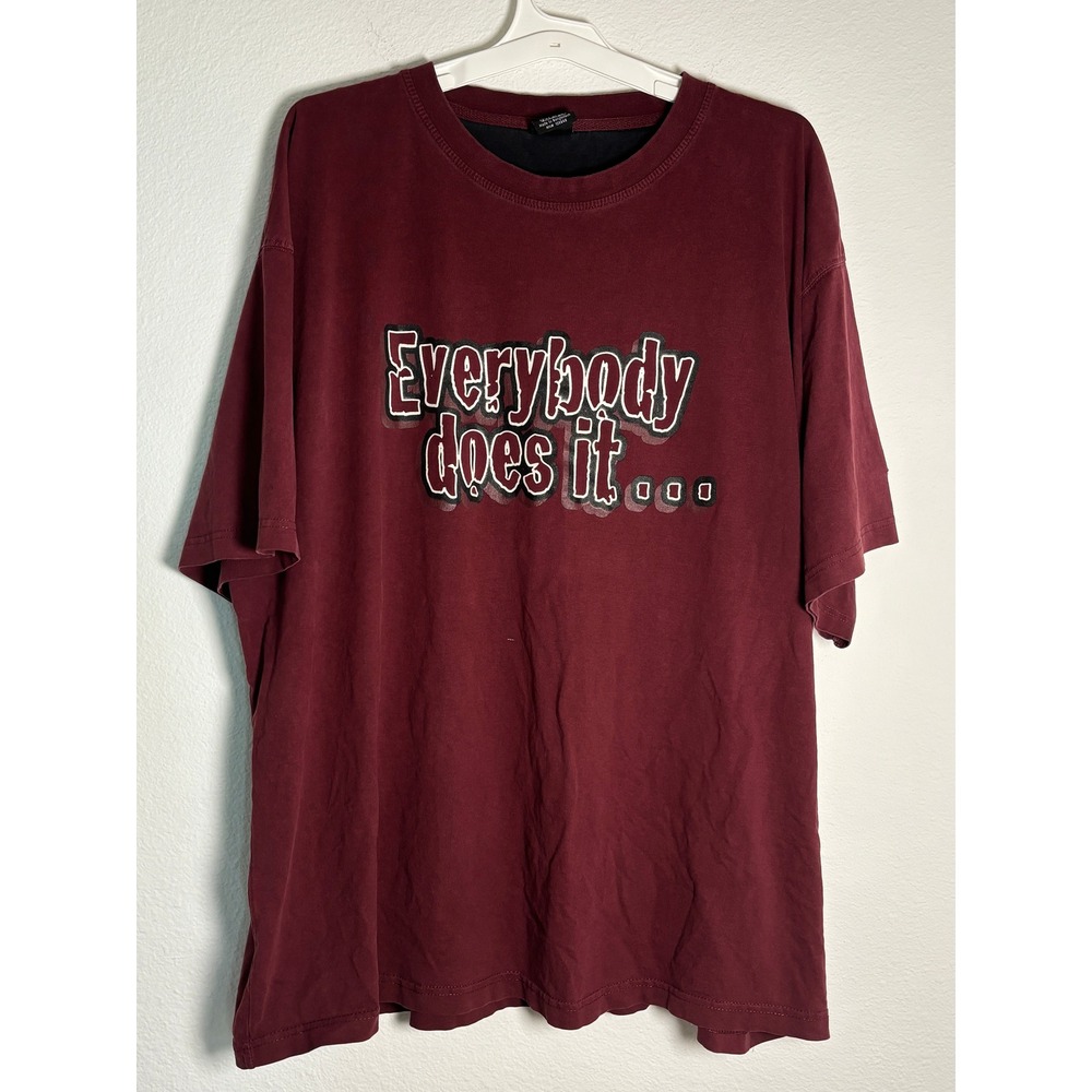 Starter Texas A&M Aggies T-Shirt Men 2XL Maroon Everybody Does It Better Vintage